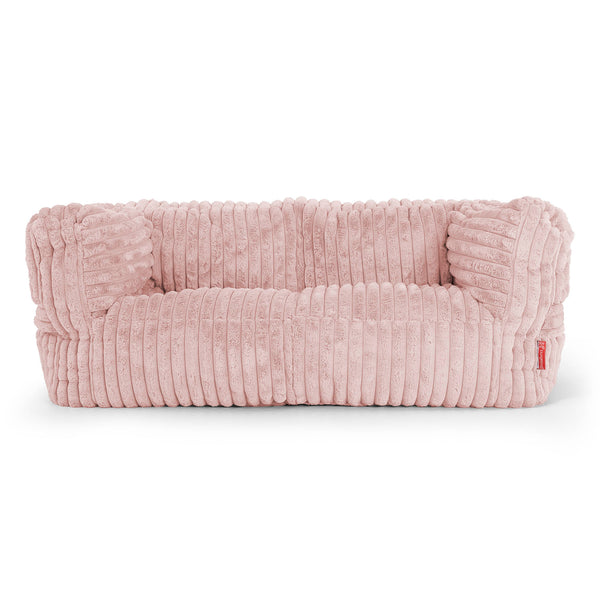 Albert 2-seter Saccosekk Sofa - Ultrabehagelig Kord Støvete Rosa 01