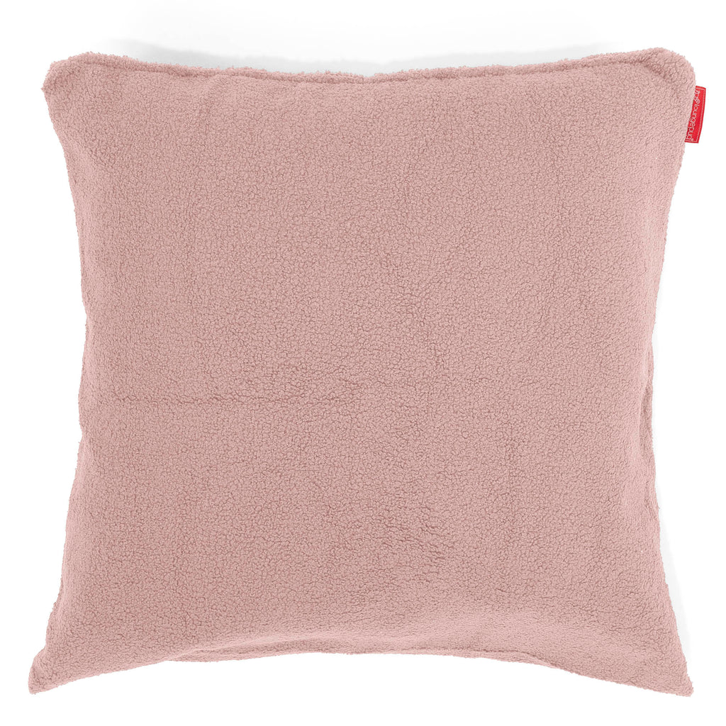 Ekstra Stor Putetrekk 70 x 70cm - Bouclé Rosa 01