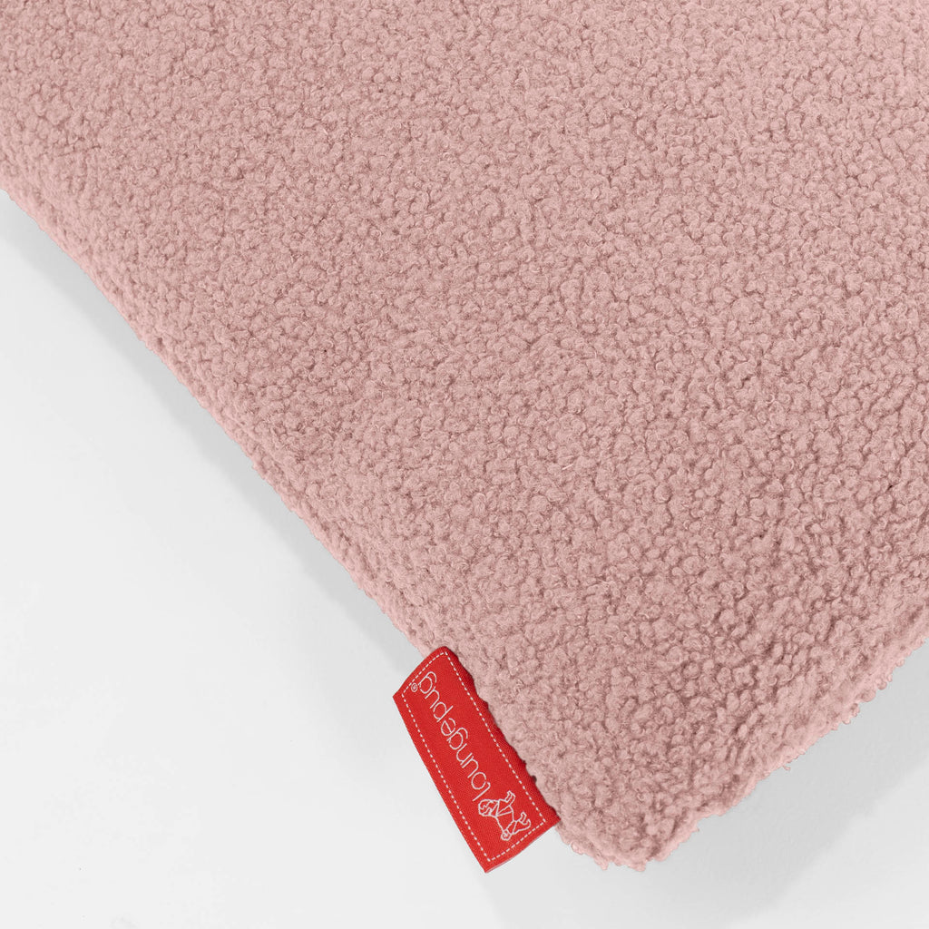 Ekstra Stor Putetrekk 70 x 70cm - Bouclé Rosa 02