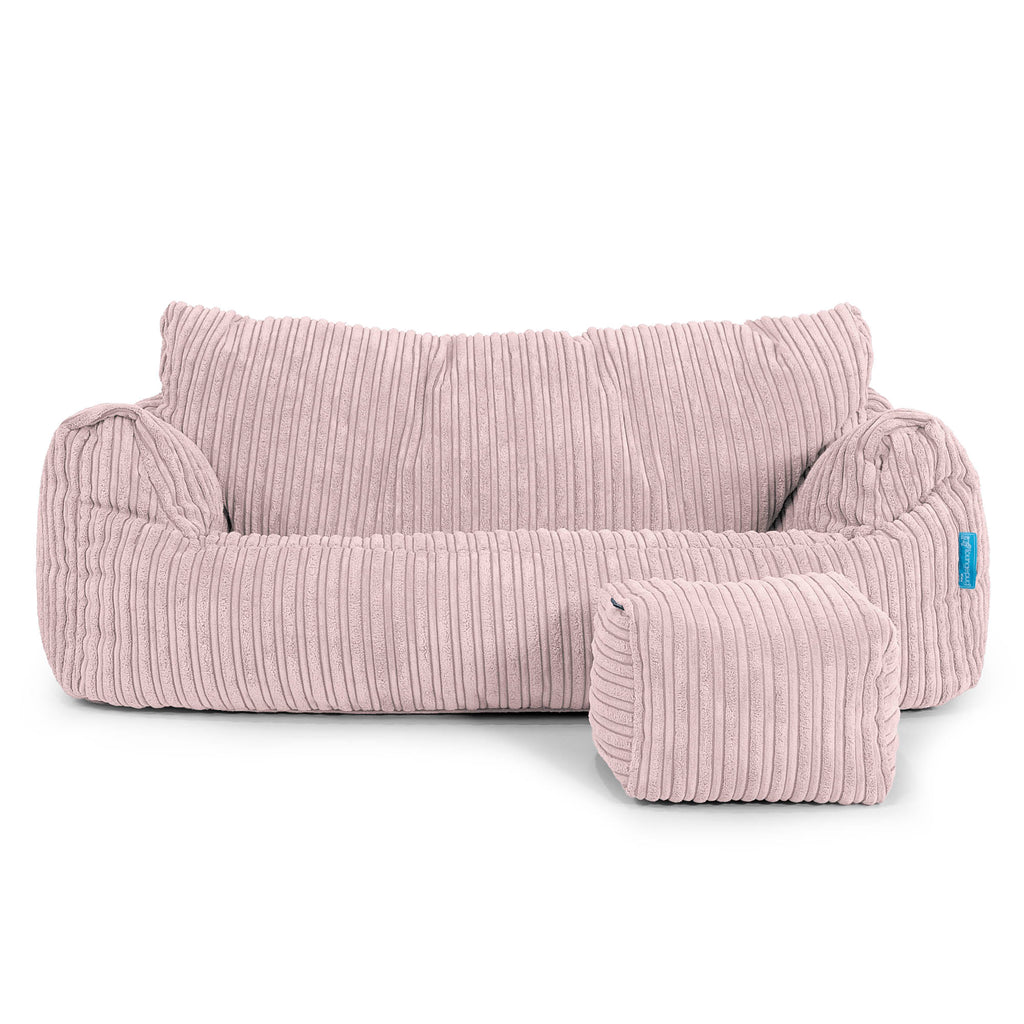 Josephine Saccosekk Sofa for Barn 1-5 år - Kordfløyel Rødmerosa 02