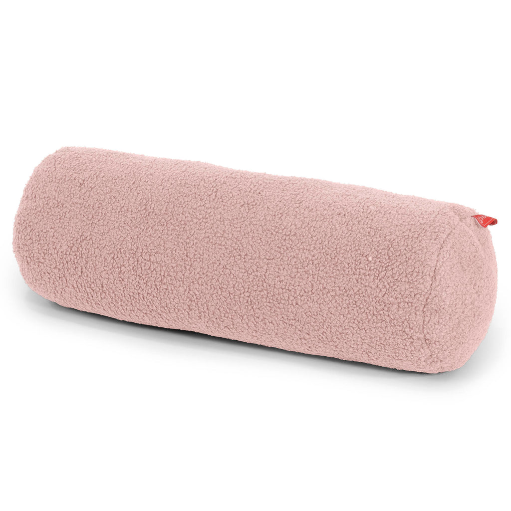 Sylinderputetrekk 20 x 55cm - Bouclé Rosa 01