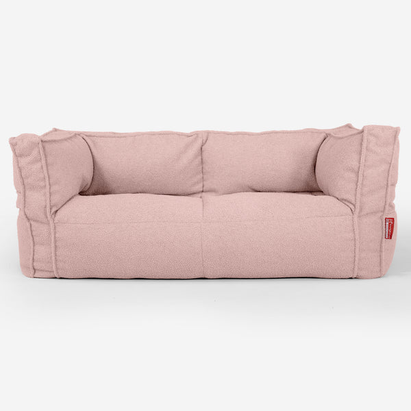 Albert 2-seter Saccosekk Sofa - Bouclé Rosa_01