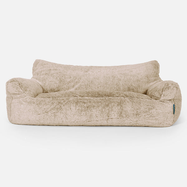 Josephine Saccosekk Sofa for Barn 1-5 år - Kanin-fuskepels Gyllenbrun 01